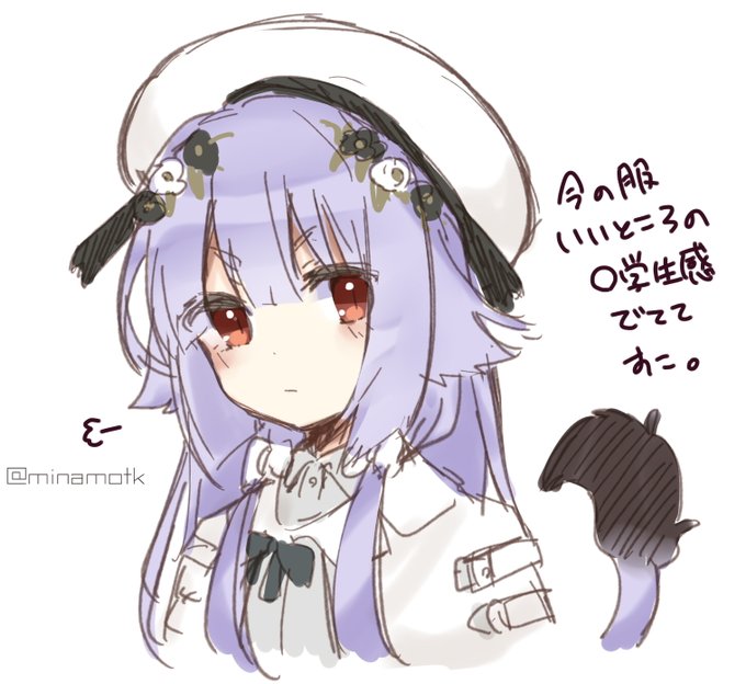 ぷその雑ならくがき。今のスクの服色変えたら最高だった 