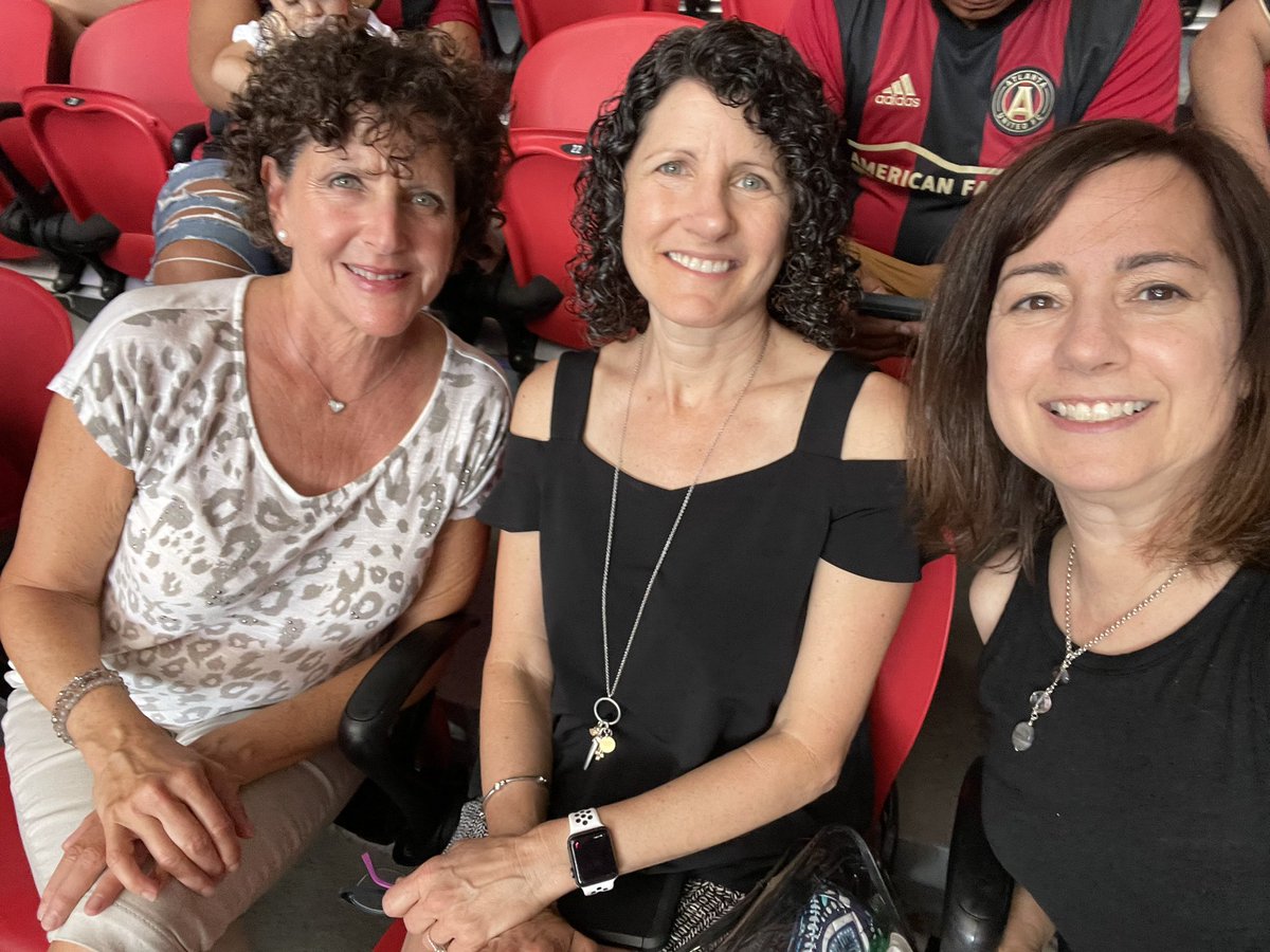 Celebrating Brooke’s birthday the best way! Happy birthday, Brooke! #atlutd