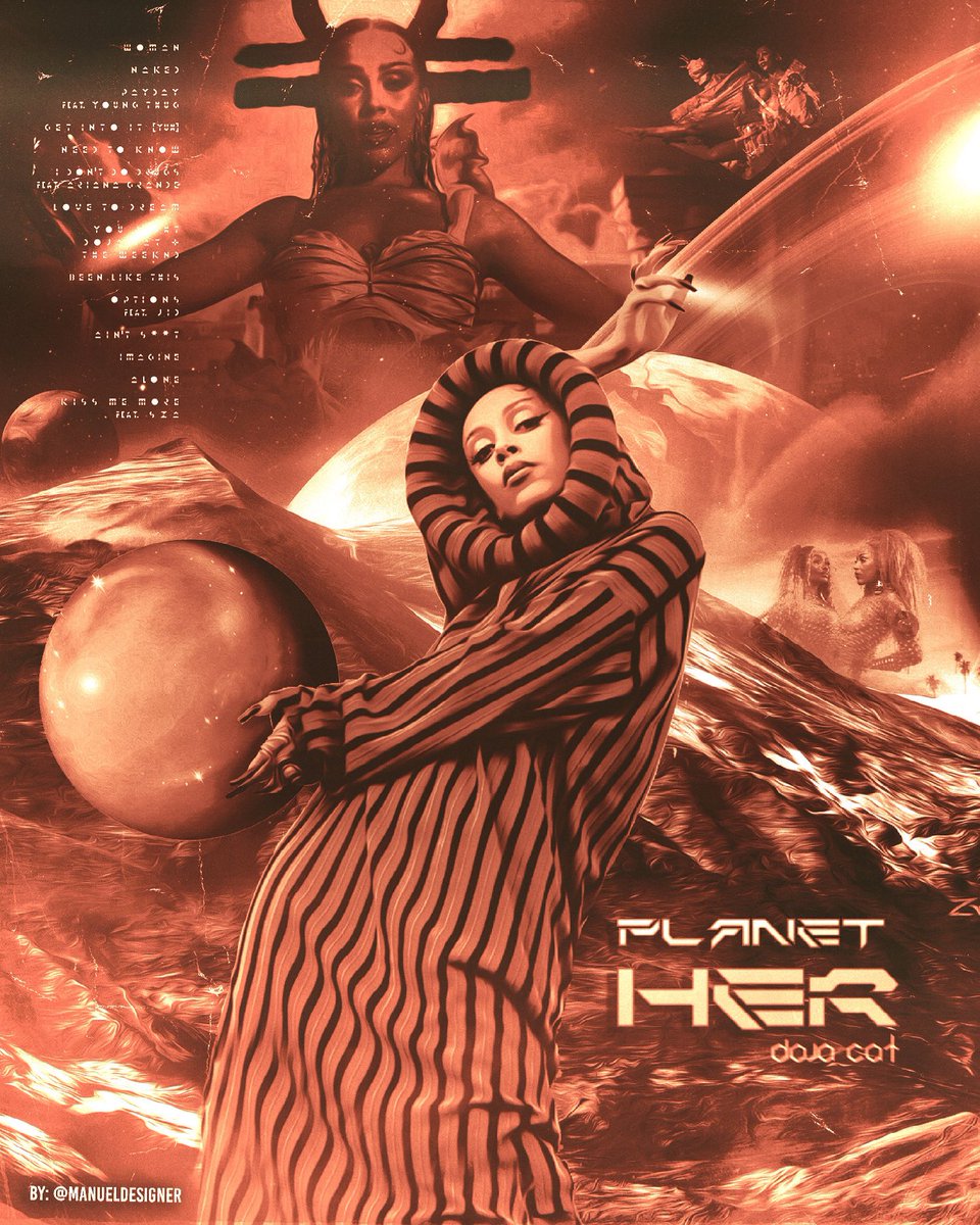 manueldesigner_'s tweet photo. Planet h.e.r @dojacat #Poster 🪐 can’t stop listening ✨⚡️ #dojacat #dojacatedit #planether https://t.co/wwKrUeIXK8