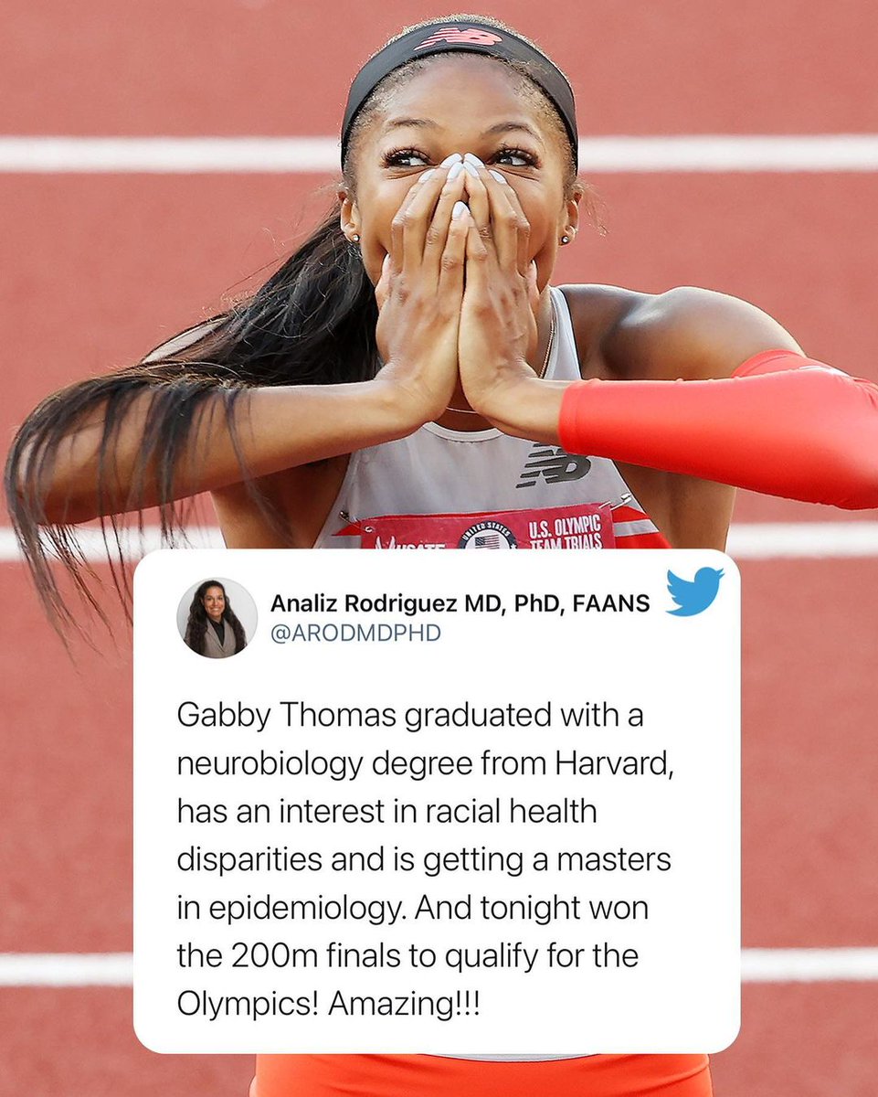 .@ItsGabrielleT is incredible 👏

<a href="/espnW/">espnW</a> (h/t <a href="/ARODMDPHD/">Analiz Rodriguez MD, PhD, MBA, FAANS</a>)