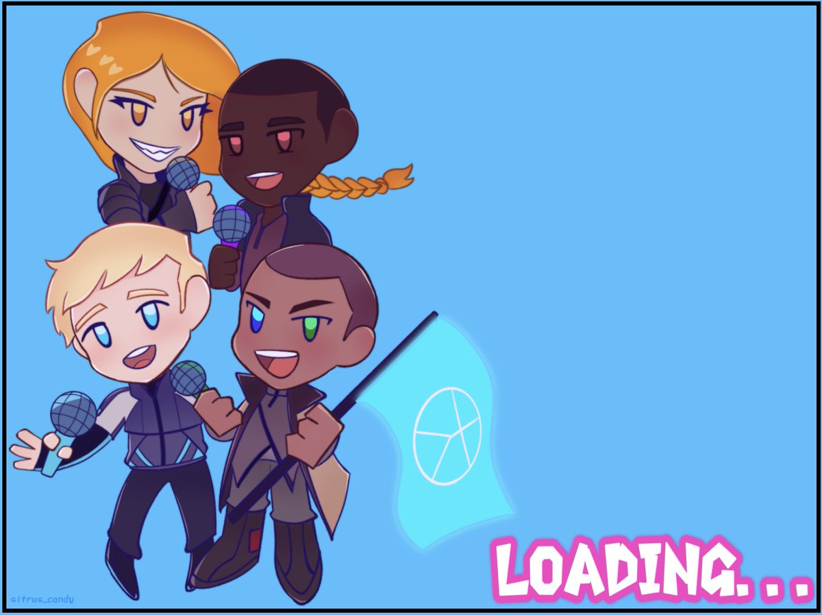 SitrusCandy's tweet photo. So I’ve been playing Friday Night Funkin’ lately! I wanted to try drawing the Jericrew in that style :) 

{#DetroitBecomeHuman #simarkus #dbhnorth #dbhjosh) https://t.co/iiNnTI26XT