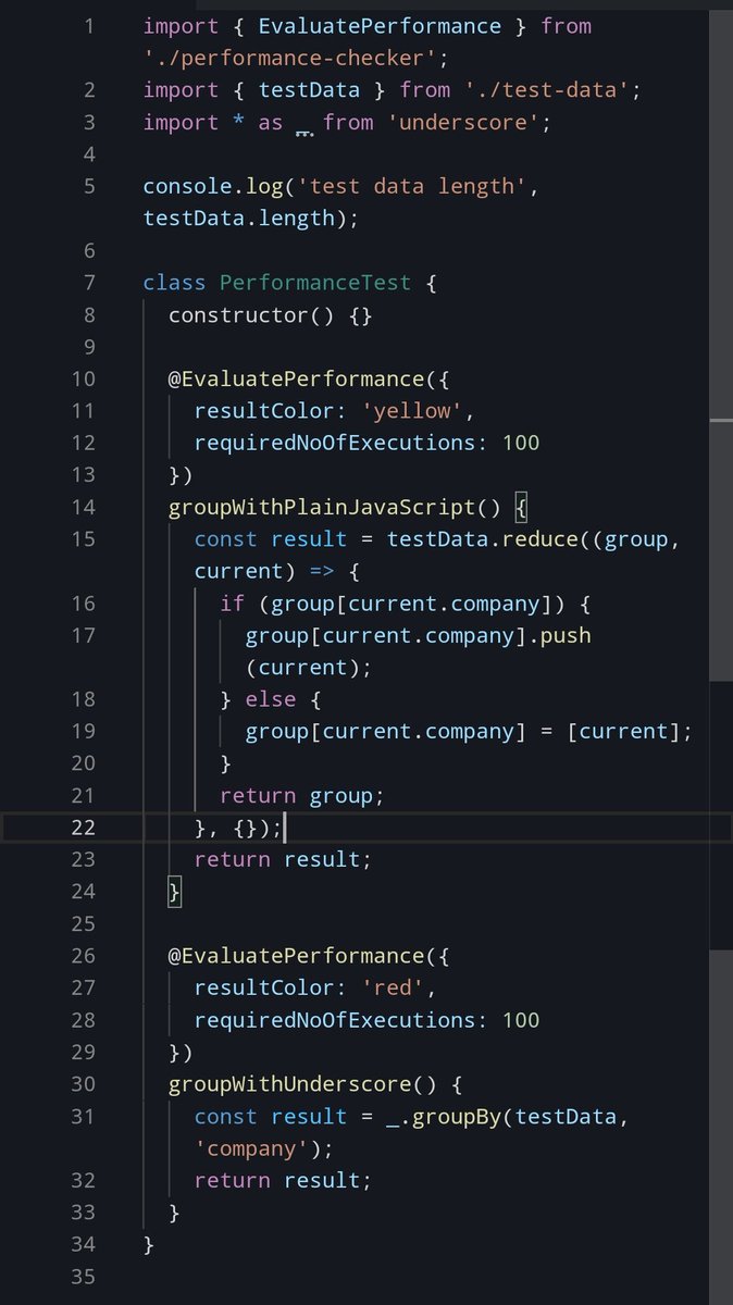 madhuddeveloper's tweet image. Wrote this performance evaluation decorator after reading about typescript decorators! (We can use stackblitz itself to add dependencies)

You can use this stackblitz to play around: stackblitz.com/edit/method-pe…

#TypeScript #decorators #stackblitz
