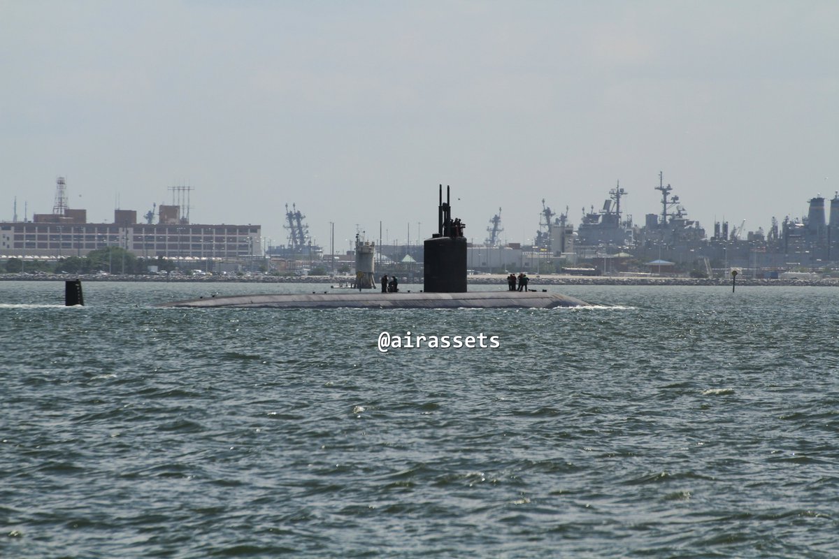 AirAssets's tweet photo. The Albany (SSN 753), an "improved" Los Angeles-class attack submarine
#SSN753 #Albany #NSN #Norfolk #Submarine #LAClass https://t.co/W9oRHCSTNU