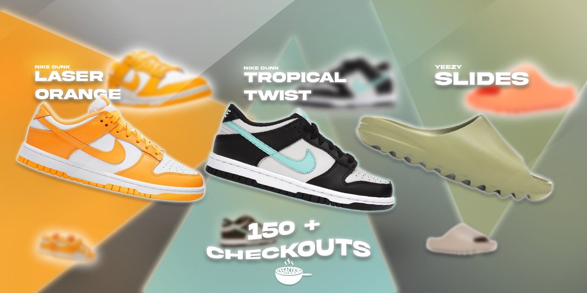 IssaCookEU's tweet photo. Just a pinch of some our *manual* success last week😎Excluding tons of mesh success and other sites on restocks🤠 https://t.co/FMzWZgdp6F