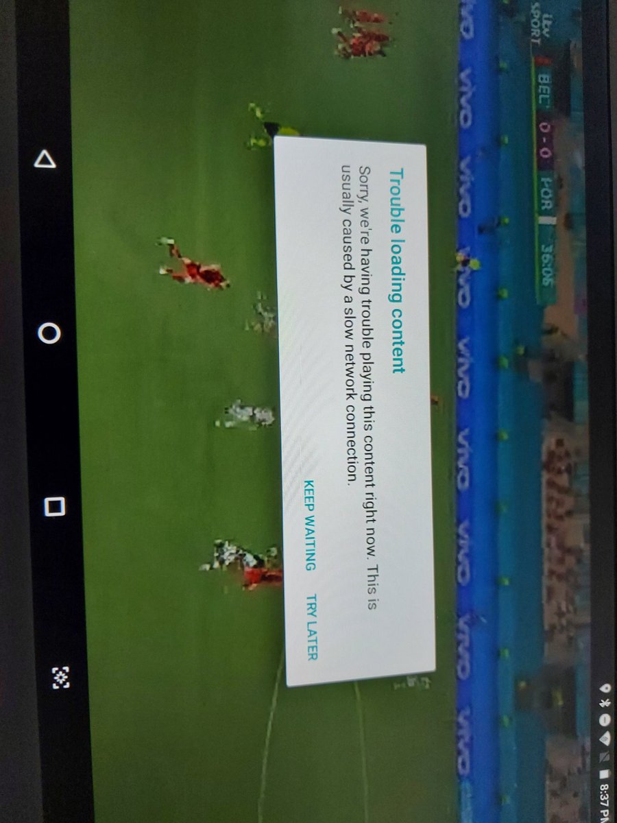Hey <a href="/ITV/">ITV</a> sort your shit out man. The stream on the hub is all over the place!