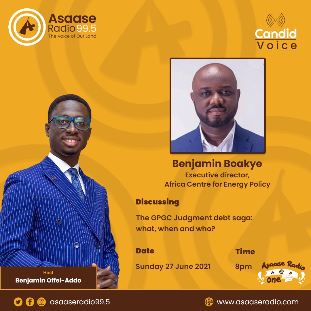 AcepPower's tweet image. Join the discussion on #GPGC #judgmentdebt saga on #AsaaseRadio 99.5, this evening, at exactly 8pm.
@asaaseradio995
