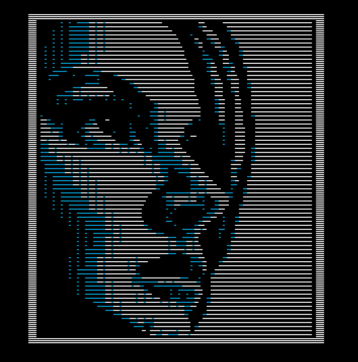 <a href="/SanderFocus/">SanderFocus</a> Love these. The use of the limited color palette of the C64 is incredible. I cut part of the second image to see how it would look on an Apple II (the colors seemed to match nicely with the Apple II palette). Here's the result