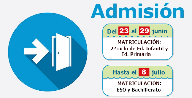 educacyl's tweet photo. 🔴 Te recordamos los plazos de #Matriculación en los #CentrosEducacyl:

📅 2º ciclo #Infantil y #Primaria: hasta el 29 de junio.

📅 #ESO y #Bachillerato:  hasta el 8 de julio.

💻 Este año también matriculacion on-line.

👉 https://t.co/rZrL50SPYk https://t.co/G0udGurkkh
