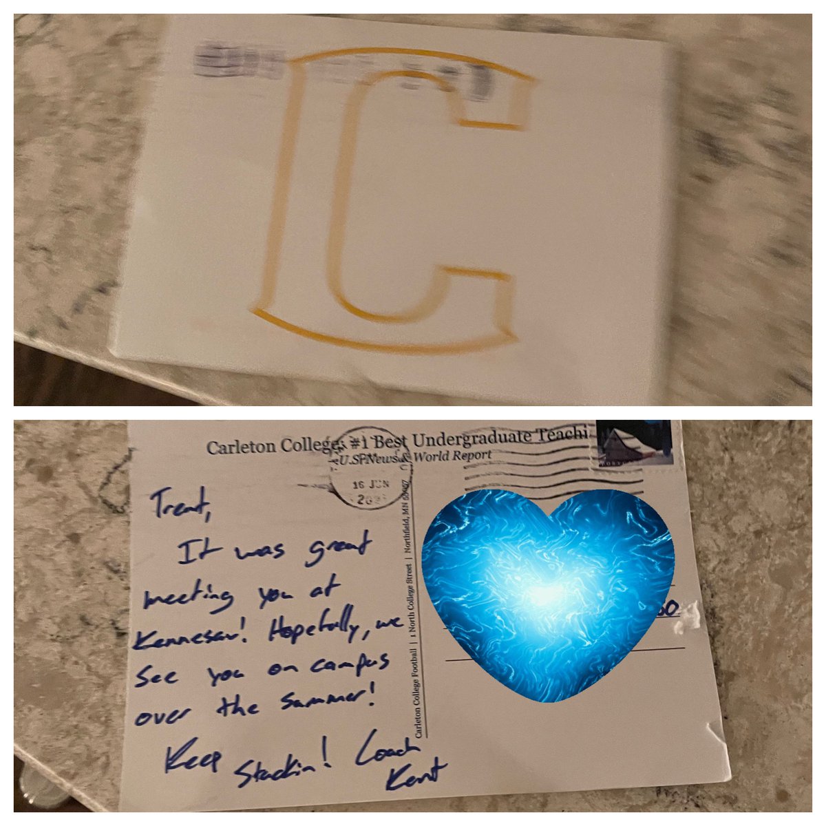 Trent Scheuerman ๐ (@scheuerman2022) on Twitter photo When a coach takes the time to write a hand written letter that gets so much respect! ๐ฏโผ๏ธ Appreciate that Coach! <a href="/CarletonFB/">Carleton Football</a> <a href="/CoachKent56/">Sam Kent</a> <a href="/WHSFootball_/">Wheeler Wildcats Football</a> <a href="/Coach_C_Beal/">Coach Beal</a> When a coach takes the time to write a hand written letter that gets so much respect! ๐ฏโผ๏ธ Appreciate that Coach! <a href="/CarletonFB/">Carleton Football</a> <a href="/CoachKent56/">Sam Kent</a> <a href="/WHSFootball_/">Wheeler Wildcats Football</a> <a href="/Coach_C_Beal/">Coach Beal</a>