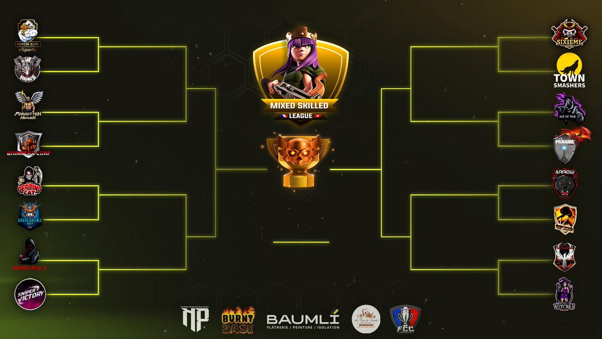 🇫🇷 Voici les 16 équipes qualifiées pour les 8èmes de finale de la MS League ! 🏆🥇

Bonne chance à tous !💪

🇬🇧 Here is the 16 teams qualified for the Round of 16 in MS League 🏆🥇

Good luck to everyone !💪
