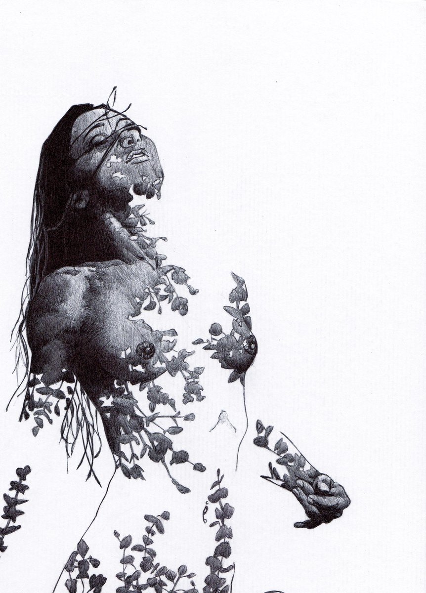 vgoes__'s tweet photo. Lucy 2019.
.
#ballpointpen #portraitwoman #artisticnudedrawing #art #womandrawing #treewoman https://t.co/Ypewn5YE3D