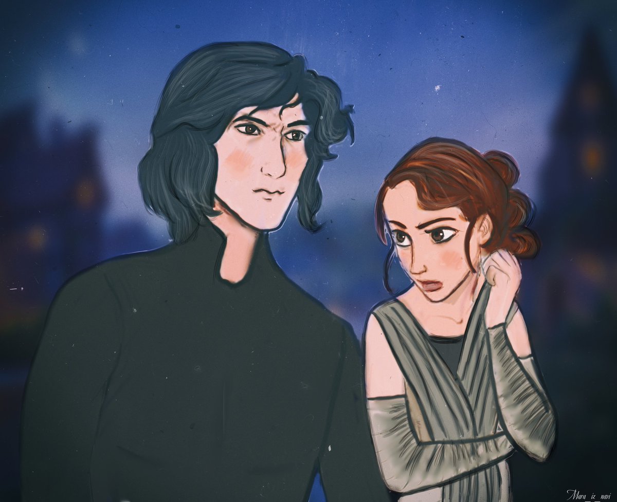 iz_navi's tweet photo. #reylo #KyloRen #bensolo #adamdriver #rey #daisyridley #reyloart #StarWars https://t.co/rK7yVuHqga