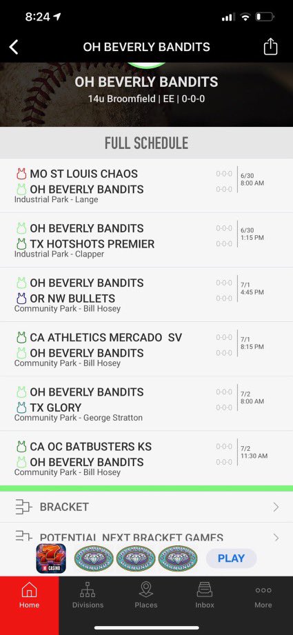 simcox06's tweet image. My Bandits schedule for the IDT in Colorado.  Looking forward to competing this week🧡🖤@tagupSoftball @bandits_06