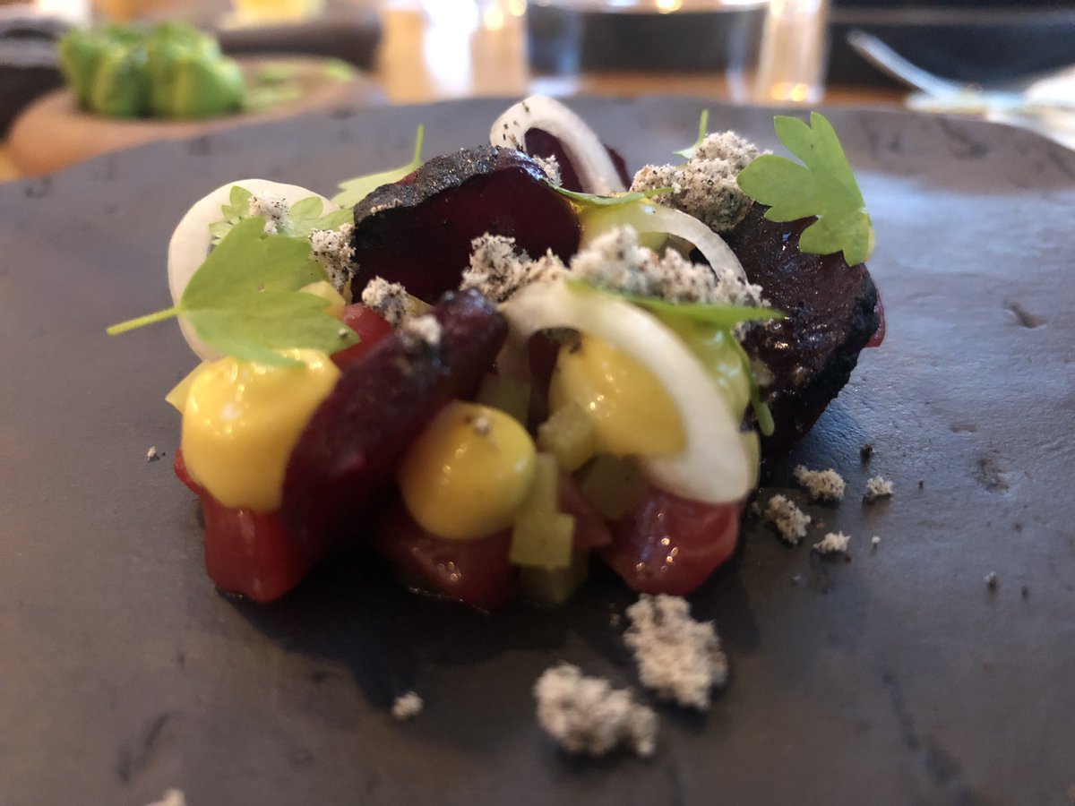 HareScawton's tweet photo. Dinner tonight @restmoorhall with @chefpauljackson #InForATreat https://t.co/fDKIOmGHQz