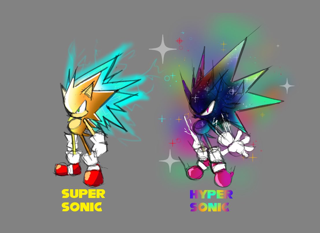 Firey Ocean على X: @SAWhane25's Hyper Sonic design was too sick