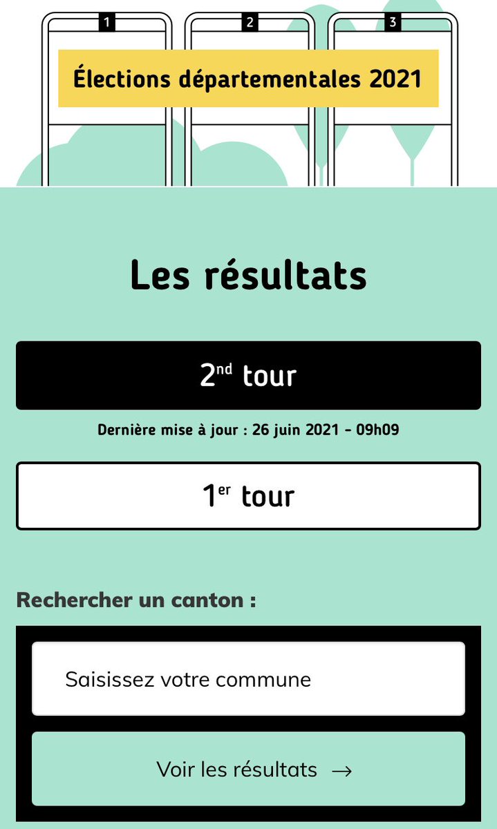 Élections départementales en #LoireAtlantique 
Consultez les résultats du second tour !
👉 bit.ly/3gEu5Uu
#Elections2021 #Departementales2021