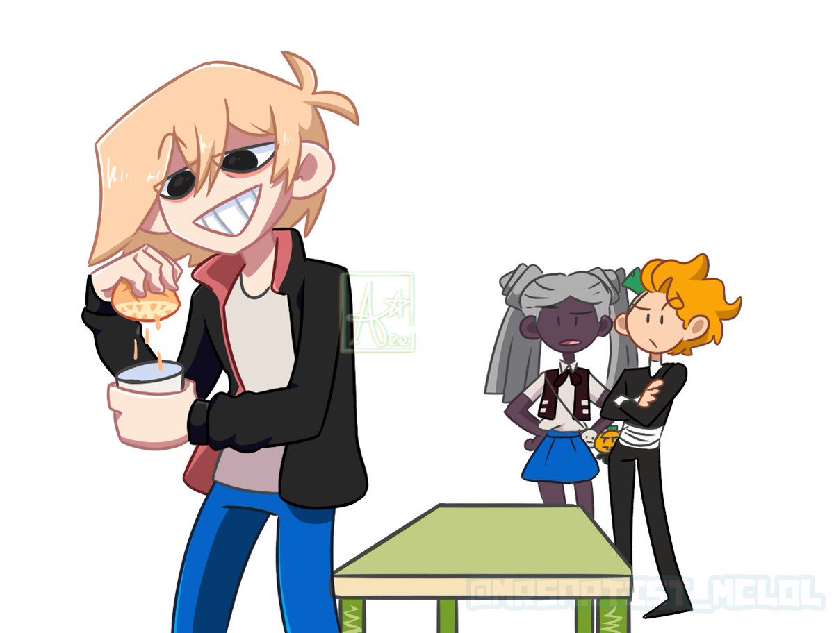 AikosArts20's tweet photo. Micro comic de Lemon comiendo limón🍋
#FNFHS https://t.co/S2hRaaloMj