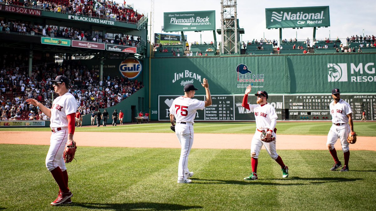 RedSox's tweet photo. You know what’s fun? 
Scoring 9 to complete a sweep. 

10/10 would recommend. https://t.co/49JxqtYe2z