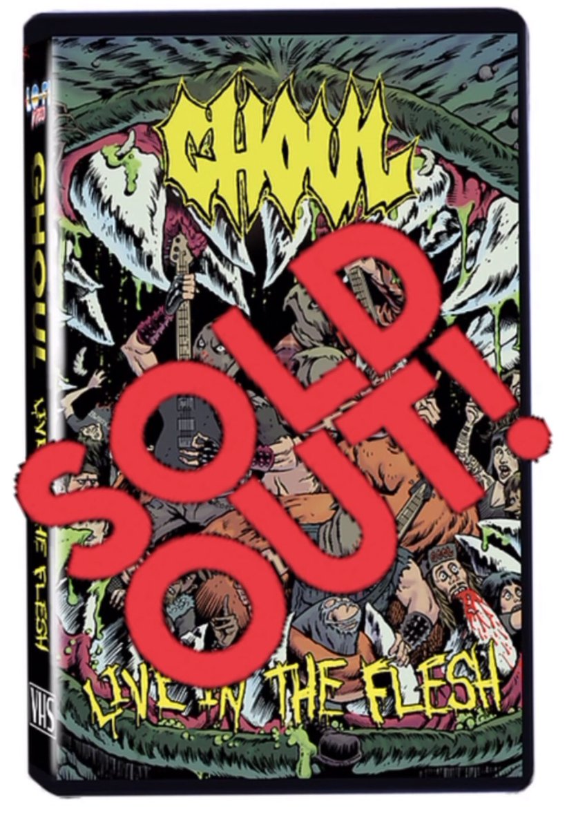 Lo - Fi Video (@lofivideo) on Twitter photo Hope you tuned into the livestream and grabbed a copy of the <a href="/ghoulofficial/">Ghoul (RETIRED ACCOUNT)</a> VHS as our complete inventory was wiped out. This was one of our fastest selling VHS releases. Thanks to @tankcrimes and of course GHOUL for giving us this opportunity to bring this to VHS! Hope you tuned into the livestream and grabbed a copy of the <a href="/ghoulofficial/">Ghoul (RETIRED ACCOUNT)</a> VHS as our complete inventory was wiped out. This was one of our fastest selling VHS releases. Thanks to @tankcrimes and of course GHOUL for giving us this opportunity to bring this to VHS!