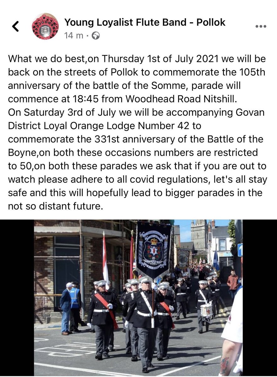 Young Loyalist Flute Band tweet media