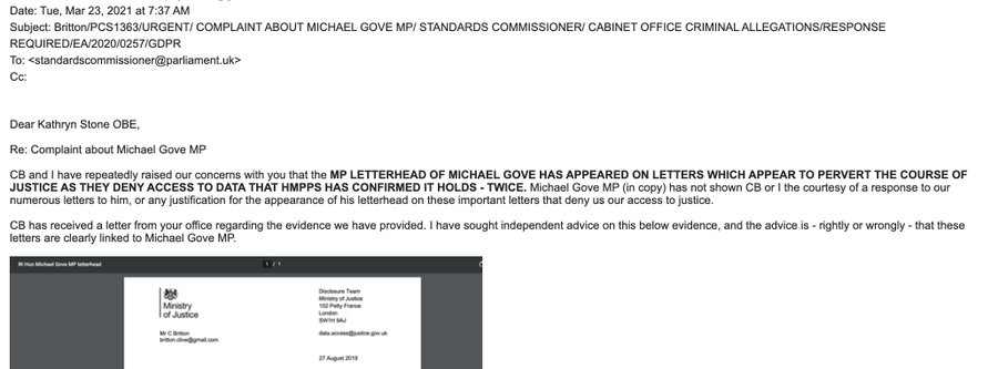 SUSANBR47706704's tweet photo. @hawkins_carole @JennyJones1313 And - in spite of irrefutable evidence from #cabinetoffice & #HMPPS and directive of #MetAppeals - #CressidaDick & 'regulators' will not investigate #FCO when he was Foreign Secretary, or ongoing 'obstructions'! #CORRUPTION #childprotection #whereismarkpoole #vickytuck https://t.co/LBP1ZdIuQK