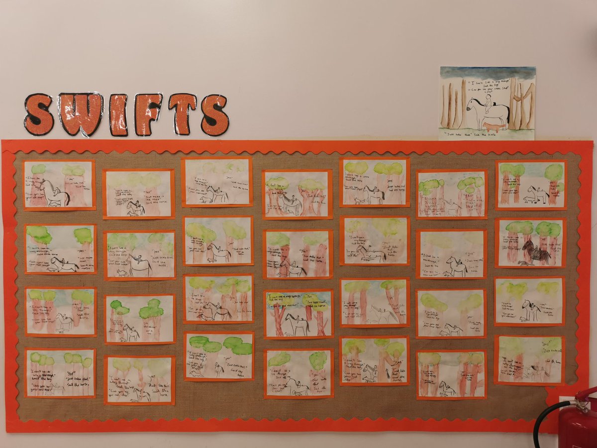 Wonderful artwork by Swifts Class - taking one step at a time 🎨 <a href="/LanghoStLeonard/">St Leonard's School</a> <a href="/Mrs_Esson/">Mrs Esson</a>