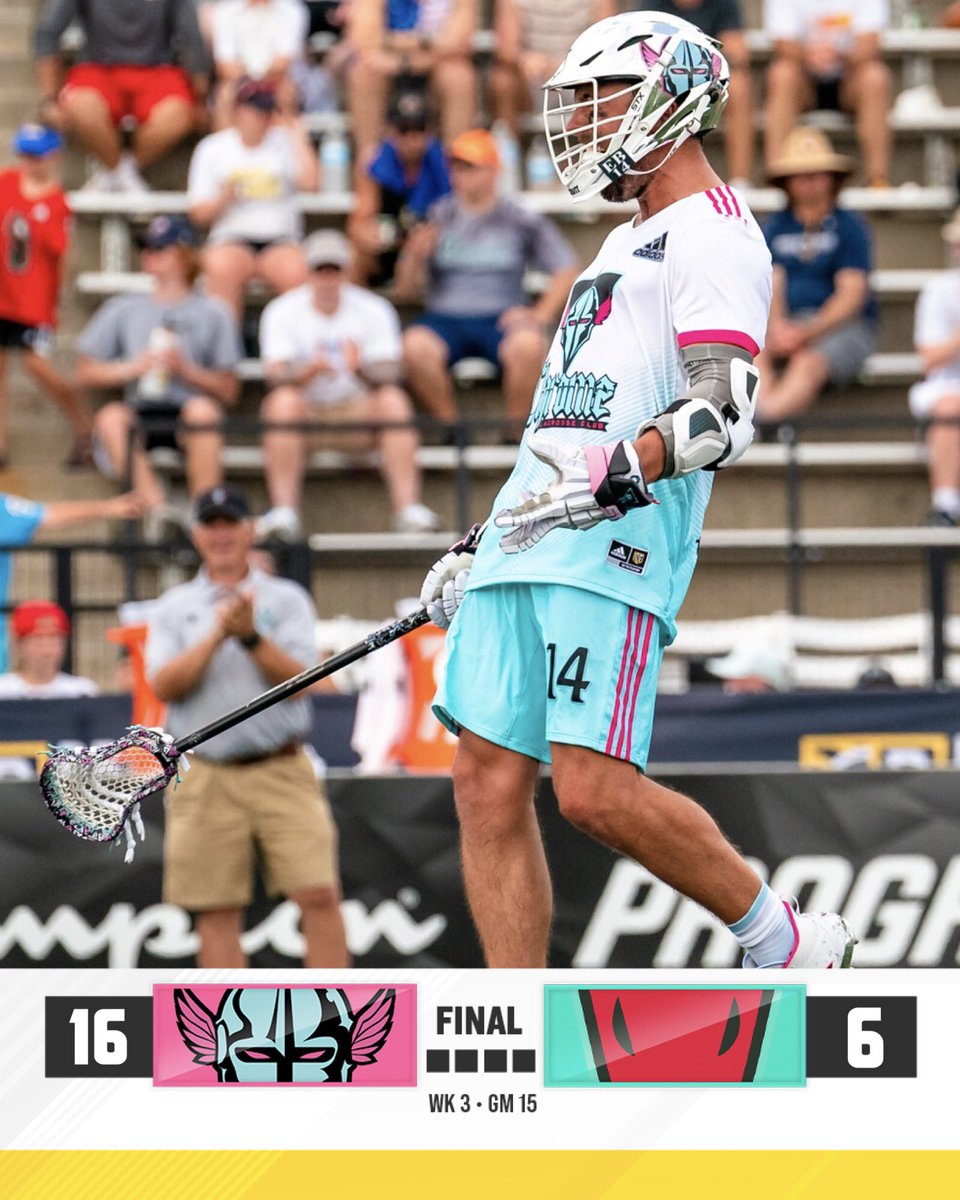 FINAL IN BALTIMORE

<a href="/PLLChrome/">Chrome Lacrosse Club</a> snaps the 672 day win streak of <a href="/PLLWhipsnakes/">Maryland Whipsnakes</a> — they hadn’t lost a game since August 25th, 2019 🤯