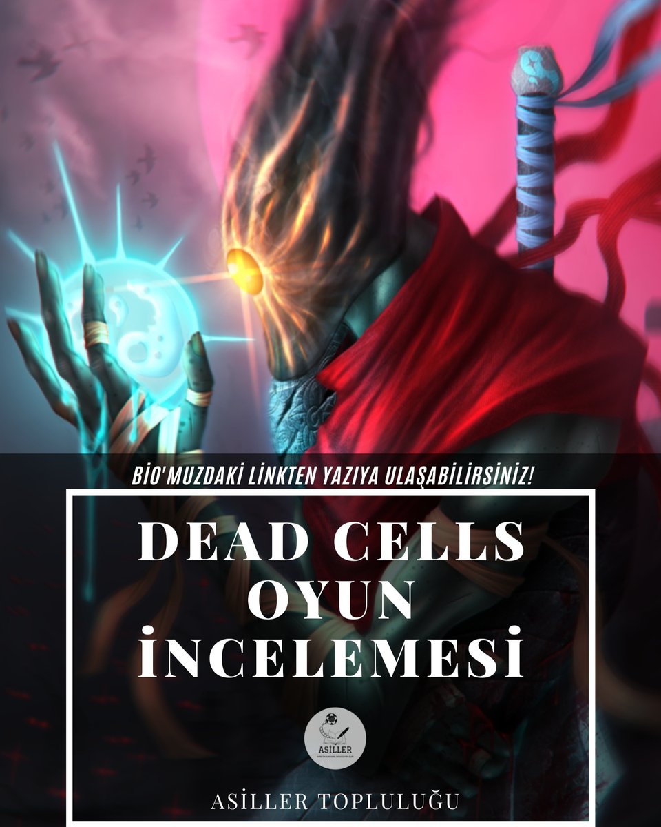 Dead Cells, Metroidvania türü oyunlardan esinlenilerek geliştirilmiş bir roguelike oyundur.

Yeni yazarımız Ege Gürer'in Dead Cells incelemesi, Asiller Topluluğu'nda yayımlandı.
#asiller #asillertopluluğu #asillertoplulugu #edebiyatbloğu #edebiyatblogu #deadcells #roguelike