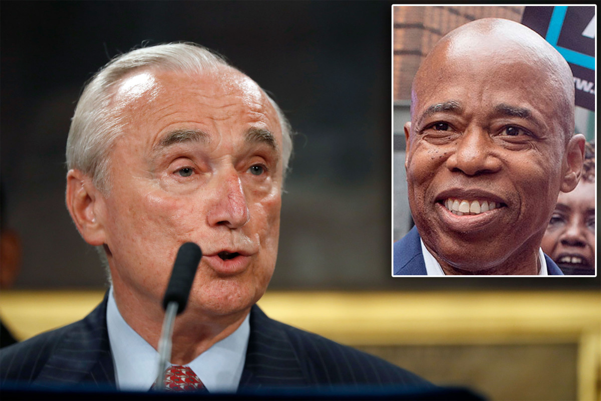 Two time NYPD boss Bill Bratton 'encouraged' by Eric Adams' mayoral election lead