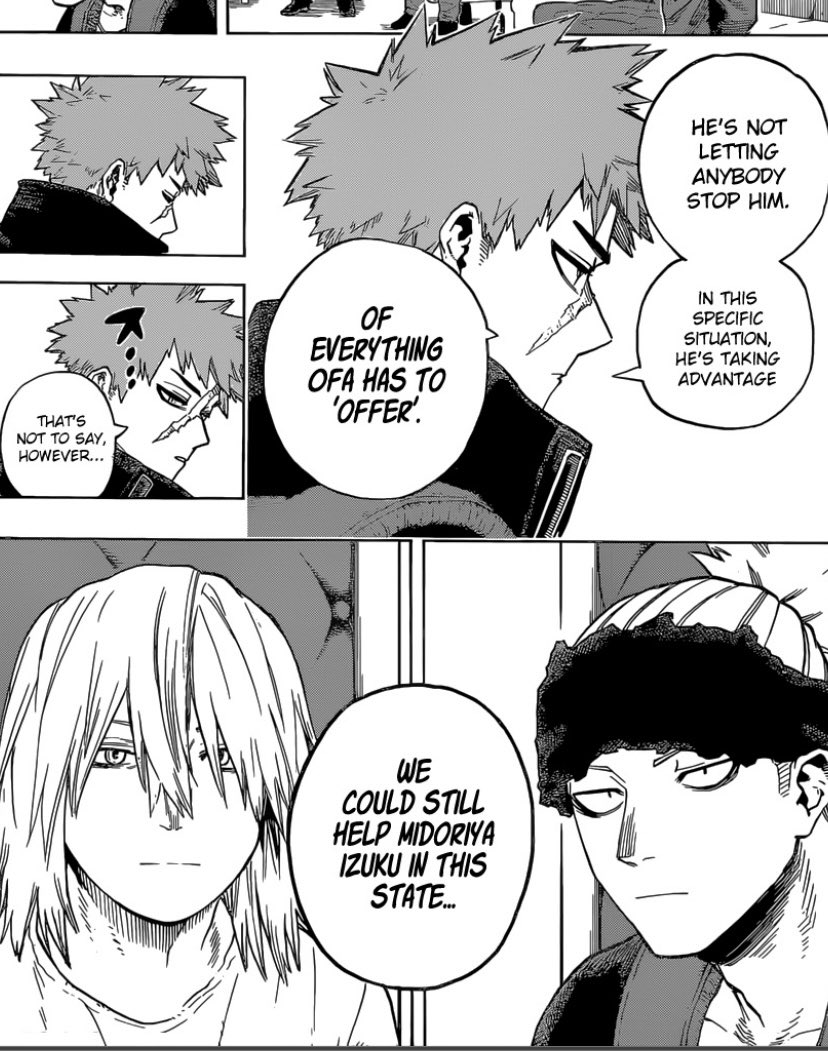 betchyoubetter's tweet photo. Is he saying he represents BAKUGOU in the real world??? AHHHH #bnha318 #bnha #mha318 #Spoilers https://t.co/UvwpoMzxC3
