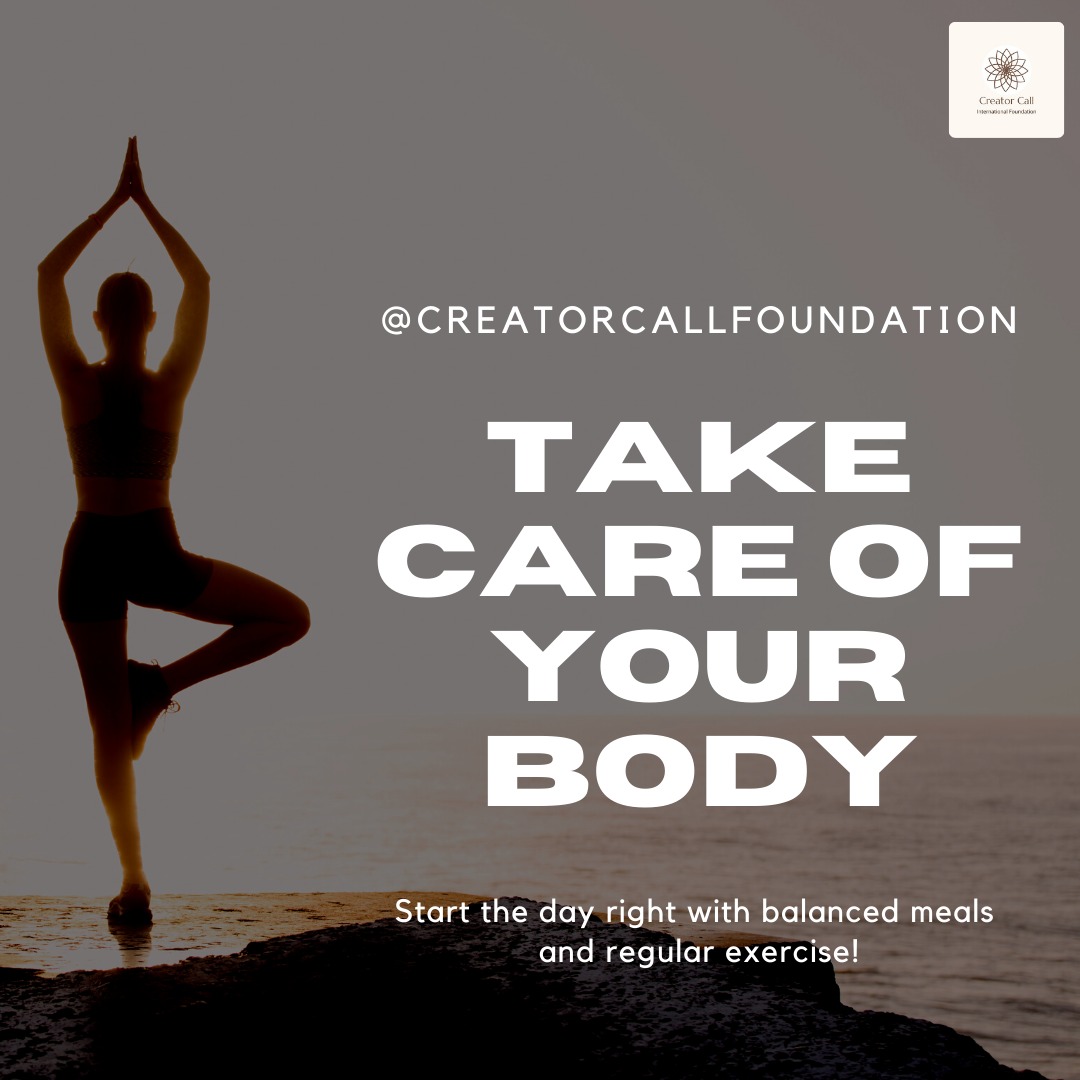 ccif_page's tweet photo. Take care of your body.
Website :- https://t.co/nwPIJkUqbn
#creatorcallinternationalfoundation #creatorcallfoundation #ngo #ccif #become #volunteer #mentor #edutwitter #belive #believeinyou #stayhealthy #yoga #take #care #body #YogaDay #YogaForWellness #wellness https://t.co/I5YOFAEWwV