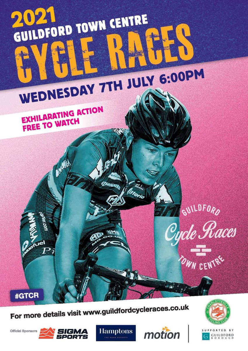 Hey <a href="/Francis_Cade/">Francis Cade</a>, we are planning to run the guildford town centre races on 7th July - we need 10 more female riders to get a full field for our National B women’s race - any chance of a retweet?