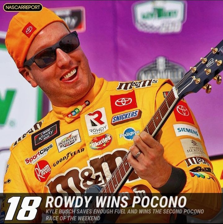 What a race! Kyle Busch saves enough fuel to get the victory at Pocono