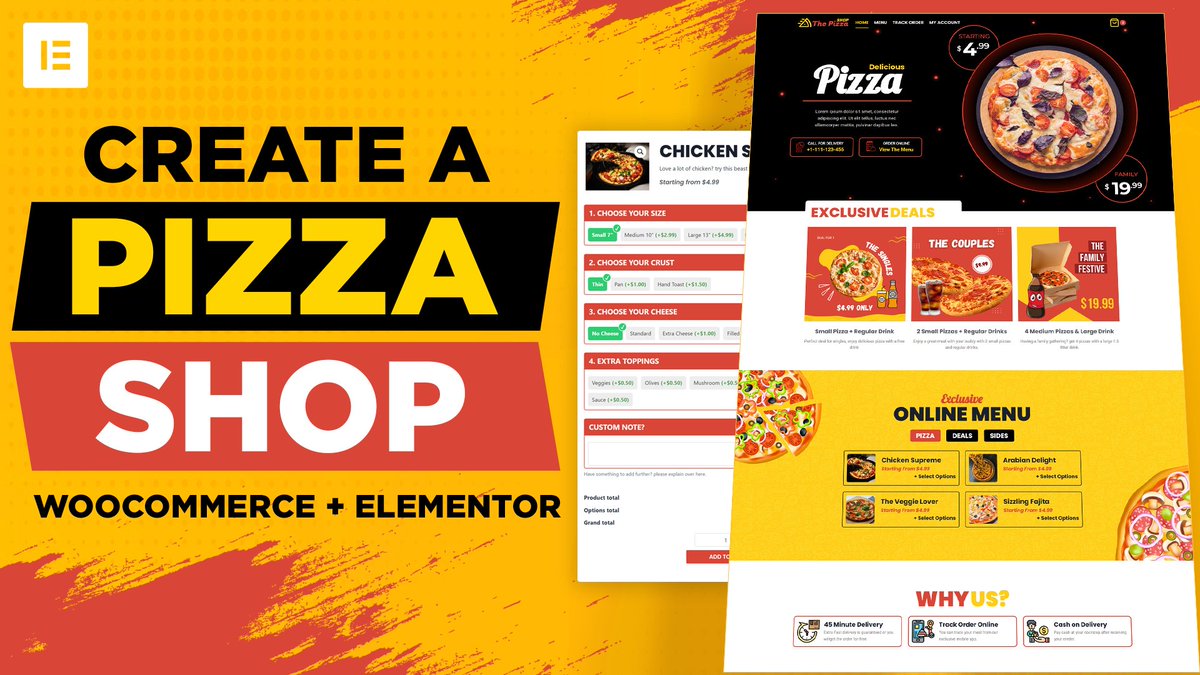 wpacademypk's tweet photo. Create a modern Pizza Shop with #WordPress #WooCommerce &amp; #Elementor 
https://t.co/pF9cWiovTI https://t.co/4DiKDXZa0g