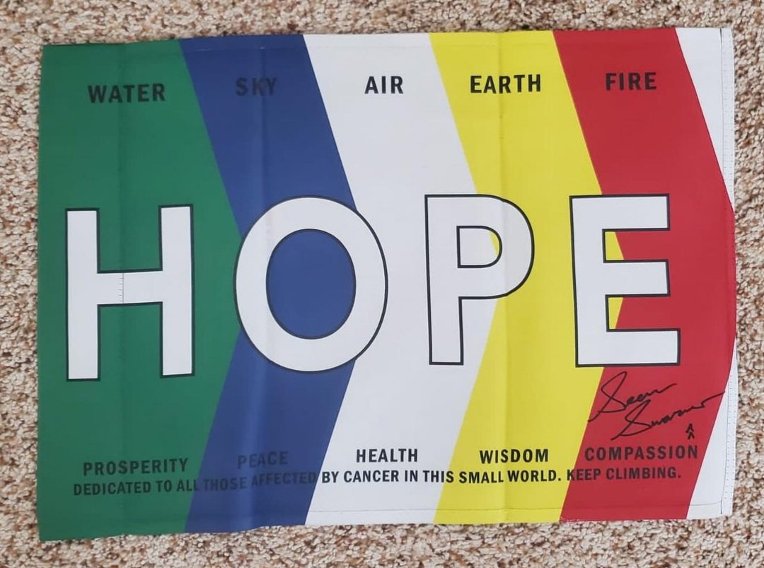 3 weeks left to honor someone touched by cancer on our HOPE flag going to the top of Kilimanjaro. kilihope.com
