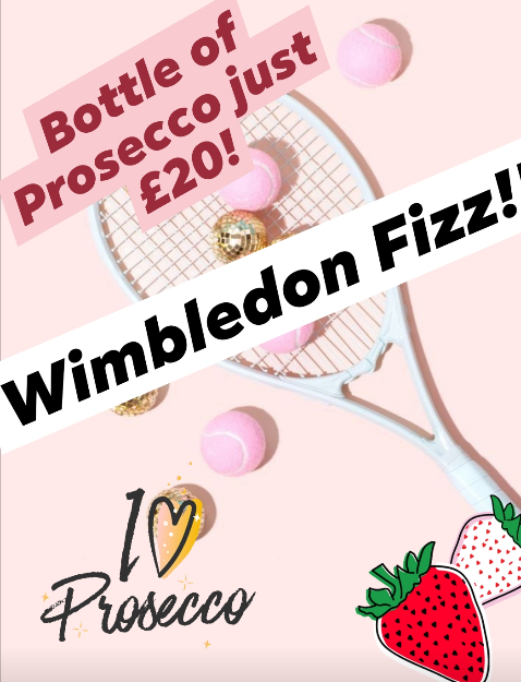 Enjoy Wimbledon with a bottle of Prosecco for just £20 from 12-7!

Book your table now 🥂🎾