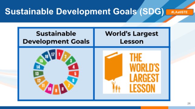MMToledoLAUSD's tweet photo. Great interaction in our Reaching Beyond the Classroom: Global Collaborator session from Team @ITI_LAUSD today! Shout out to @Marfran45 &amp; @kinderkeller4 for their inspirational examples on the Global Collaboration continuum! #TeacherLeaderITI #LAatISTE #ITFchat #SDGs #istelive21 https://t.co/Lubaf2Rb5s