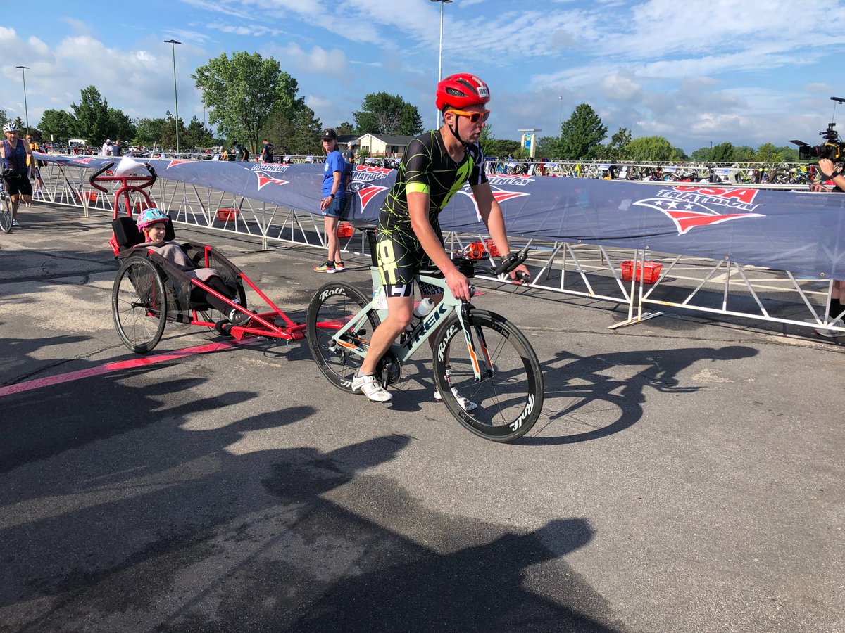 Congratulations <a href="/myTEAMTRIUMPHwi/">myTEAM TRIUMPH-WI</a>! We enjoyed cheering you on at the Pleasant Prairie Triathlon! All the best in your future races! #triathlon #paratriathlon #pleasantprairie #SupportAdaptiveSports #swimbikerun #RunLikeAngels