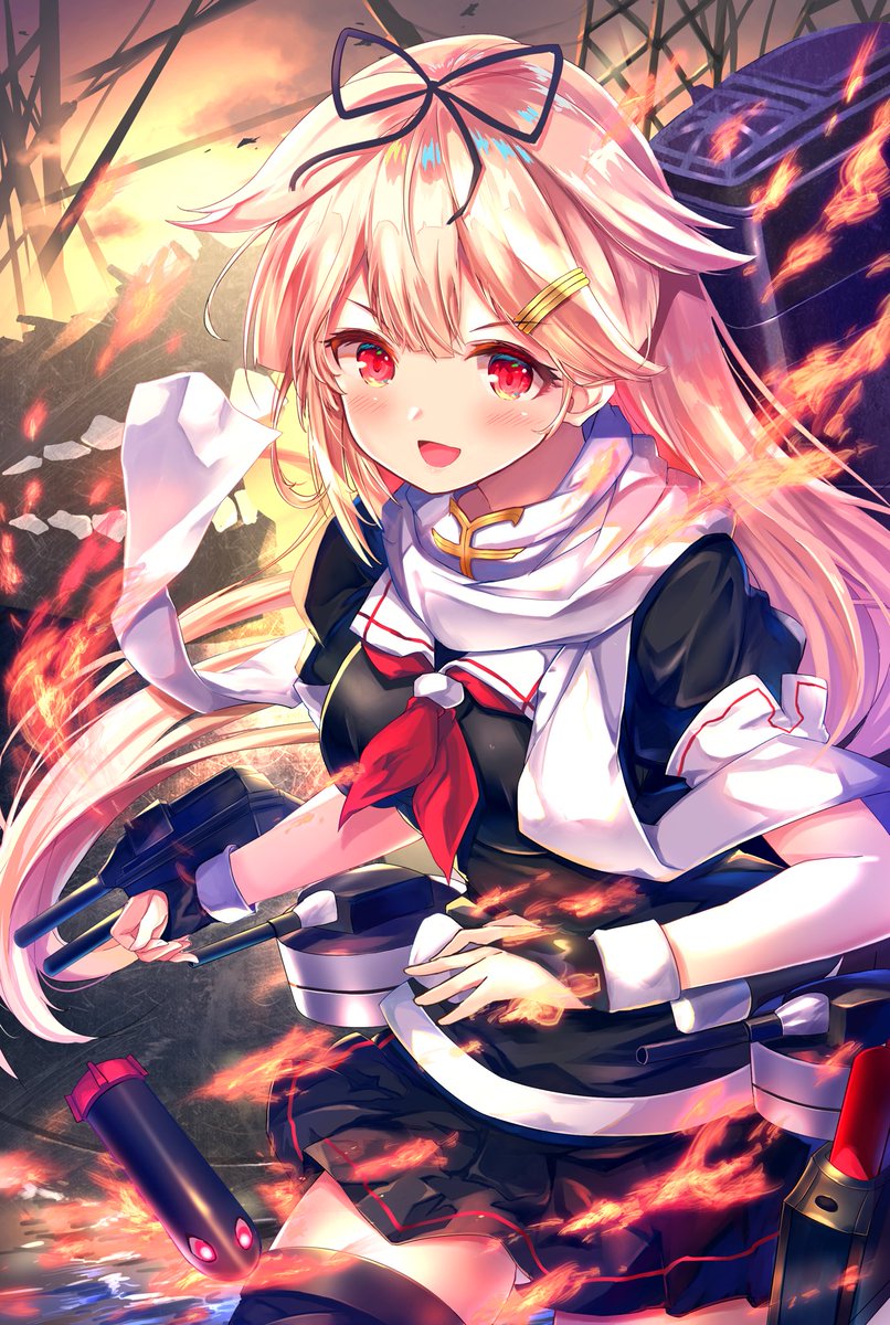 艦これ 夕立描いたっぽい 進水日おめでとうございます 夕立進水日 夕立生誕 おシリウスのイラスト