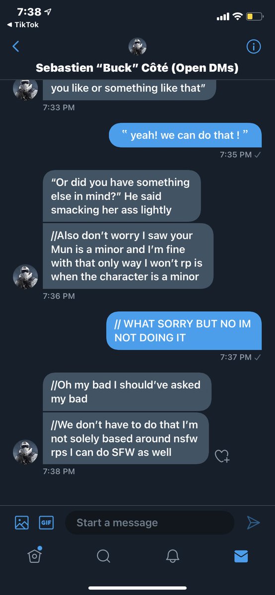 // AHHHH 
i blocked him btw