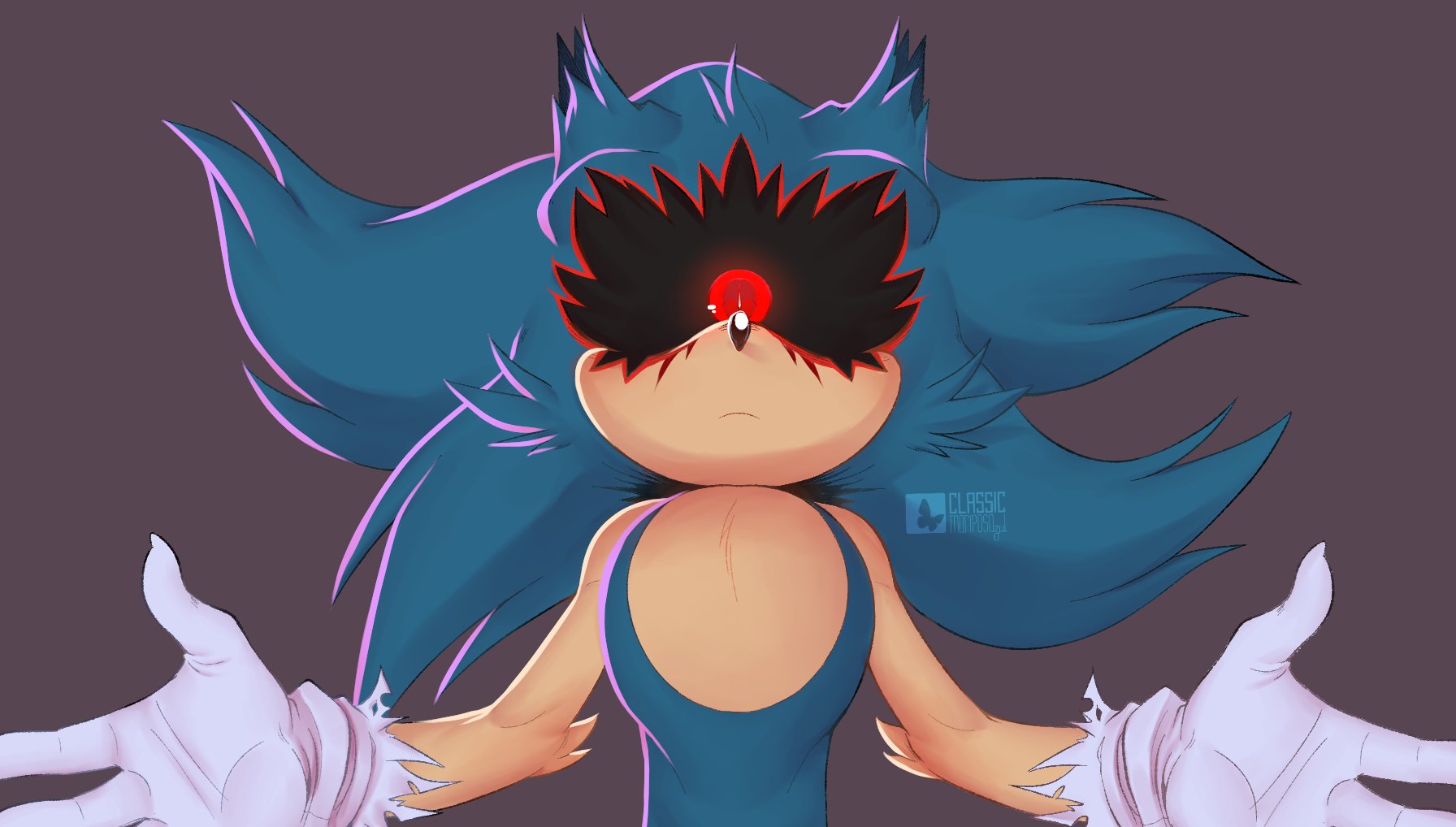 Fan Art  Project Darkness: Dark Sonic by PhoenixSAlover (Commissioned by  NurseBoobies)