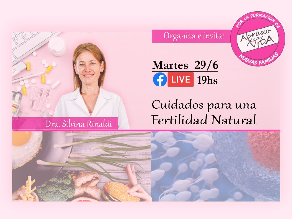 Vuelven los vivos! Este martes 29/6 cerrando las acciones de junio el mes del cuidado de la Fertilidad, te esperamos por nuestra pagina de abrazo x dar vida oficial!!  facebook.com/abrazoxdarvida
Agendalo y corre la voz!!! 📣📢📣📢
