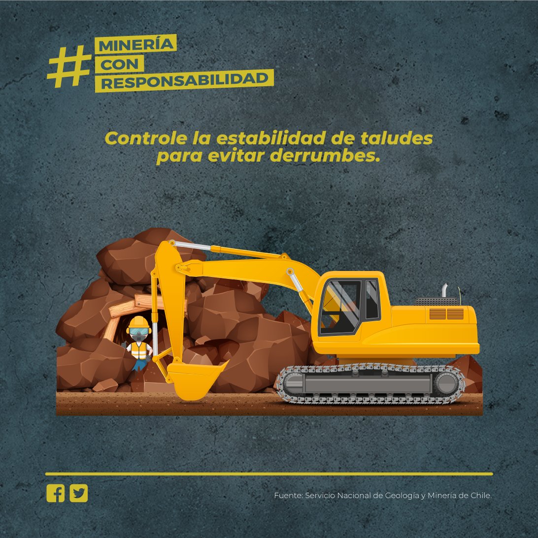 La #MineríaConResponsabilidad es implementada con altos estándares de seguridad para garantizar el bienestar de todos sus trabajadores.  

Te presentamos una de las 20 reglas de oro gracias al Servicio Nacional de Geología y Minería de Chile. 👇