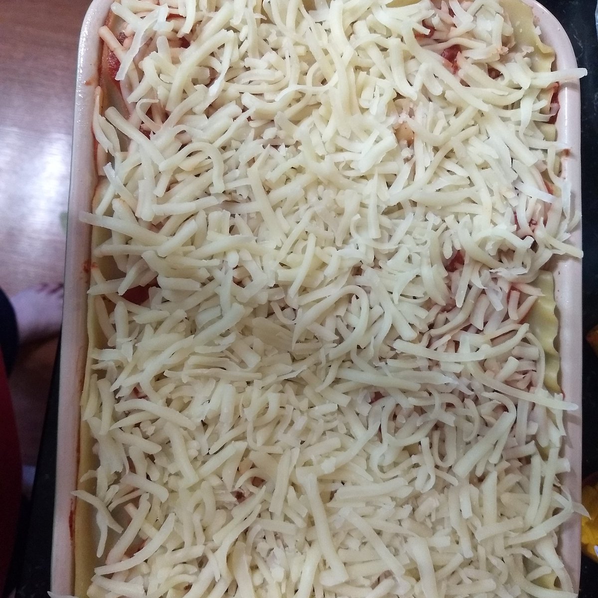 First lasagna in a long time and first ever vegetarian one.