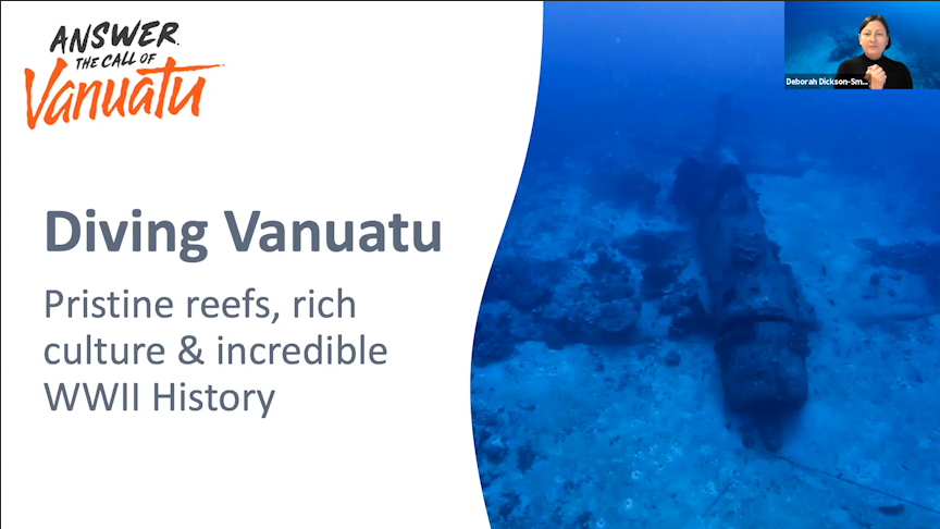 DivePlanit's tweet photo. Vanuatu Diving Discoveries Presentation https://t.co/5IqwdXByPg via @YouTube https://t.co/2ZXGVPzkyW