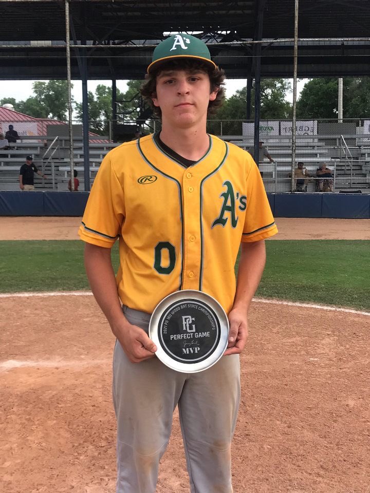 Congrats to Ike Bible on winning MVP in the 16U PG Wood Bat State Campionship. He hit .750 on the weekend. <a href="/PGMidwestBB/">Perfect Game Midwest Baseball</a> @PGMidwest @BaseballCowley #rakes #stud #leadoff