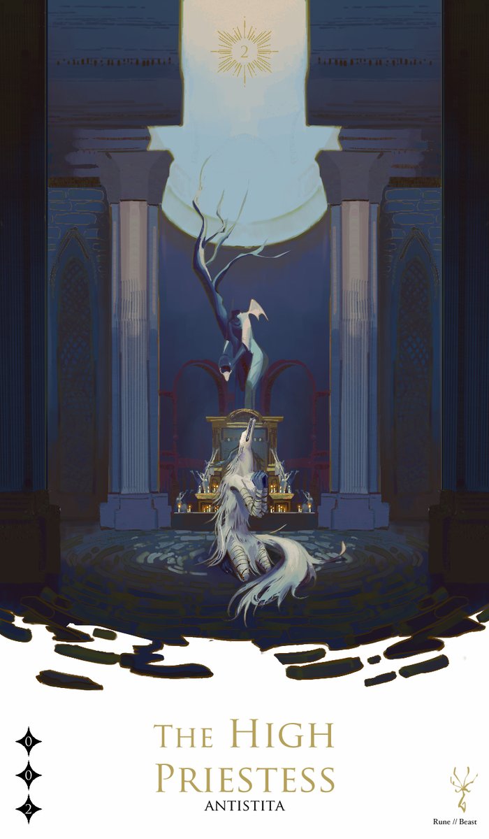 frozensoba's tweet image. Bloodborne Tarot: full set thread