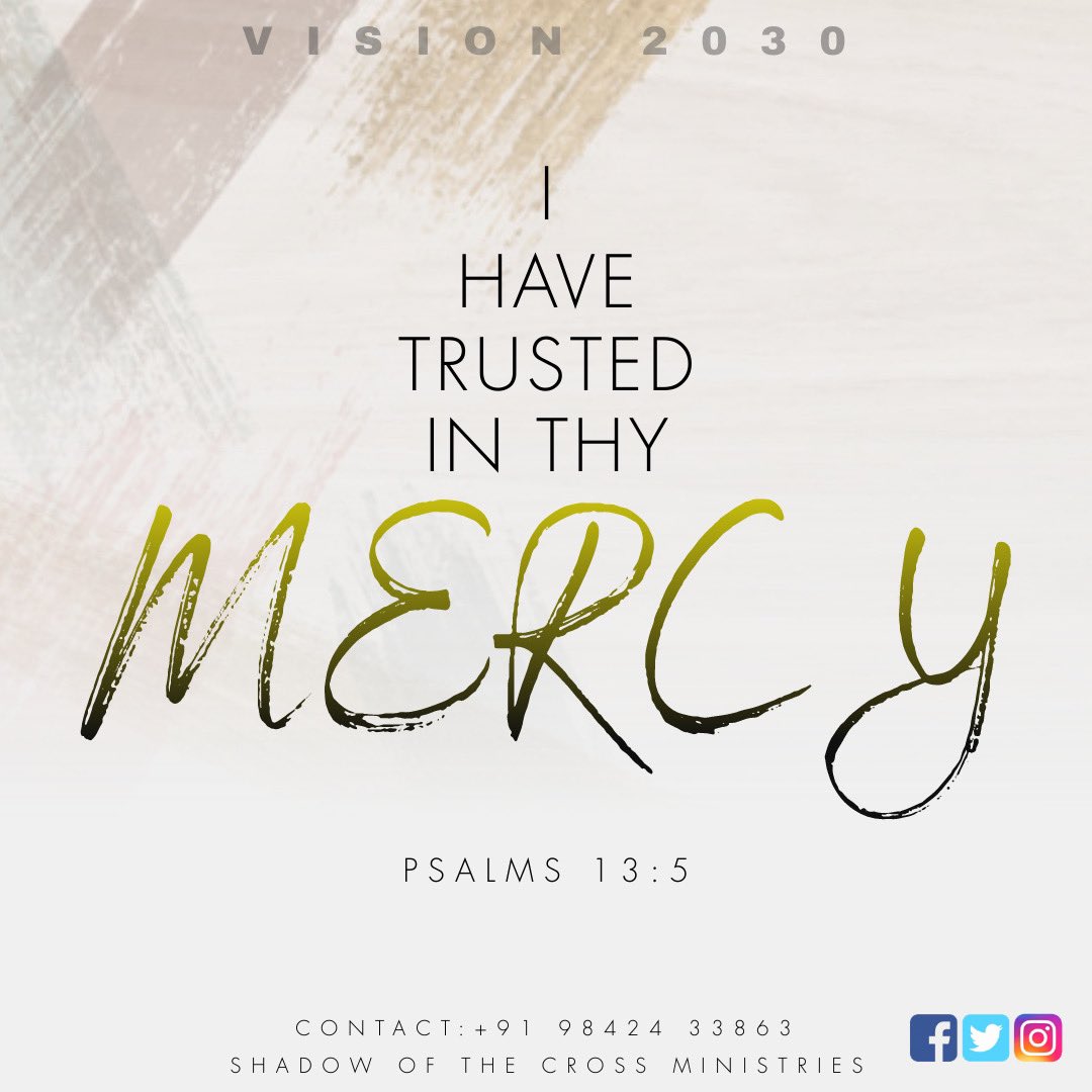 ShadowoftheCro1's tweet image. நான் உம்முடைய கிருபையின்மேல் நம்பிக்கையாயிருக்கிறேன் I have trusted in thy mercy சங்கீதம்(The Psalms) 13:5  #decade_of_revival 
#shadowofthecrossministrie #solomoncharles #tamilbibleverse #tamilbible #dailybibleverses #bibleverse #jesus #jesuschrist #tamilbible #versesoftheday