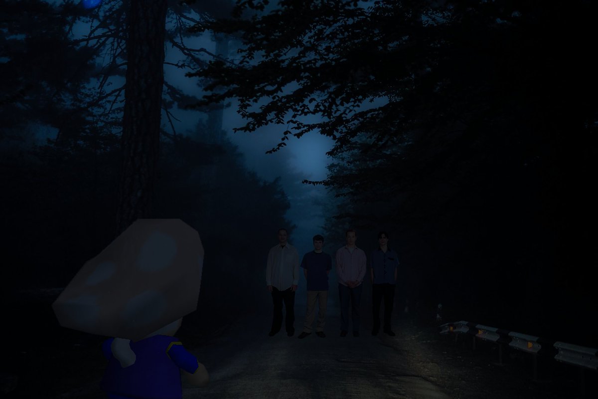 WashingToad_P's tweet image. for the past three days i have been followed by four men who constantly seem to be in the same pose I don't know what they want