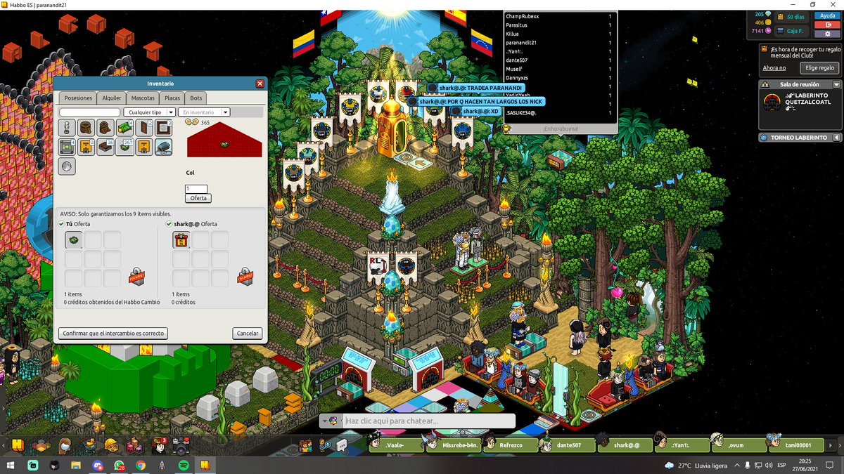 Gracias por el premio del Torneo de Lab <a href="/LaberintoQ/">Laberinto Quetzalcoatl</a>